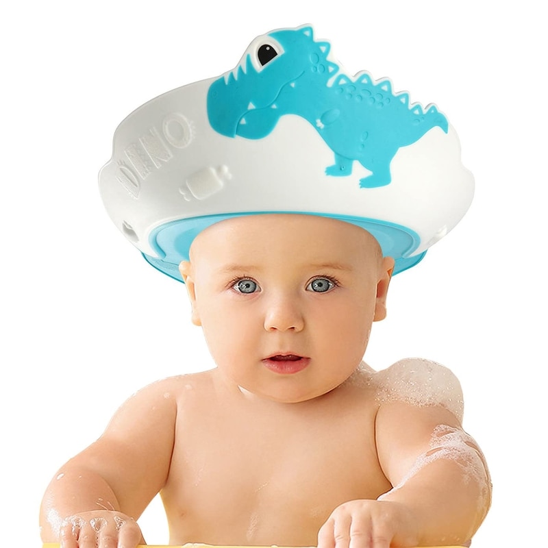 Dinosaur Shower for Infant Ear Eyes Protection Adjustable Bath Time Safety