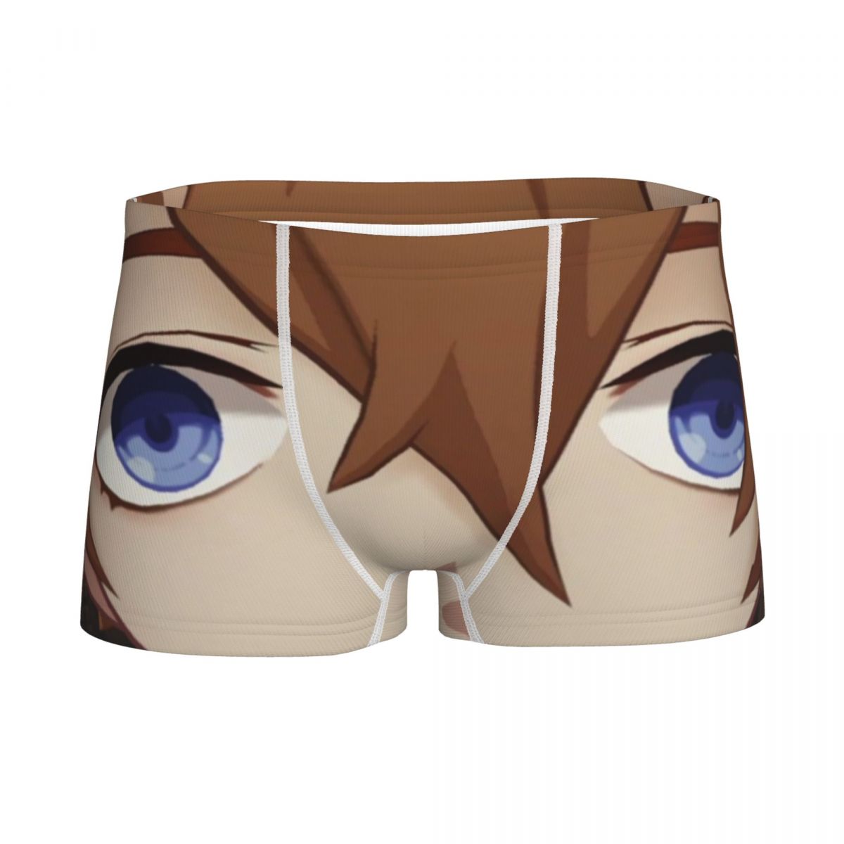 Boys Childe Tartaglia Face Meme Boxer Shorts Cotton Youth Underwear Genshin Impact Children's Shorts Panties Teenage Underp