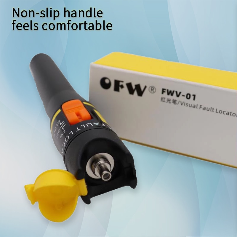 NEW Laser Testers 10MW/10KM Visual Fault Locator, Fiber Optic Cable Tester 10KM Range Red Laser Light Pen VFL free shiping
