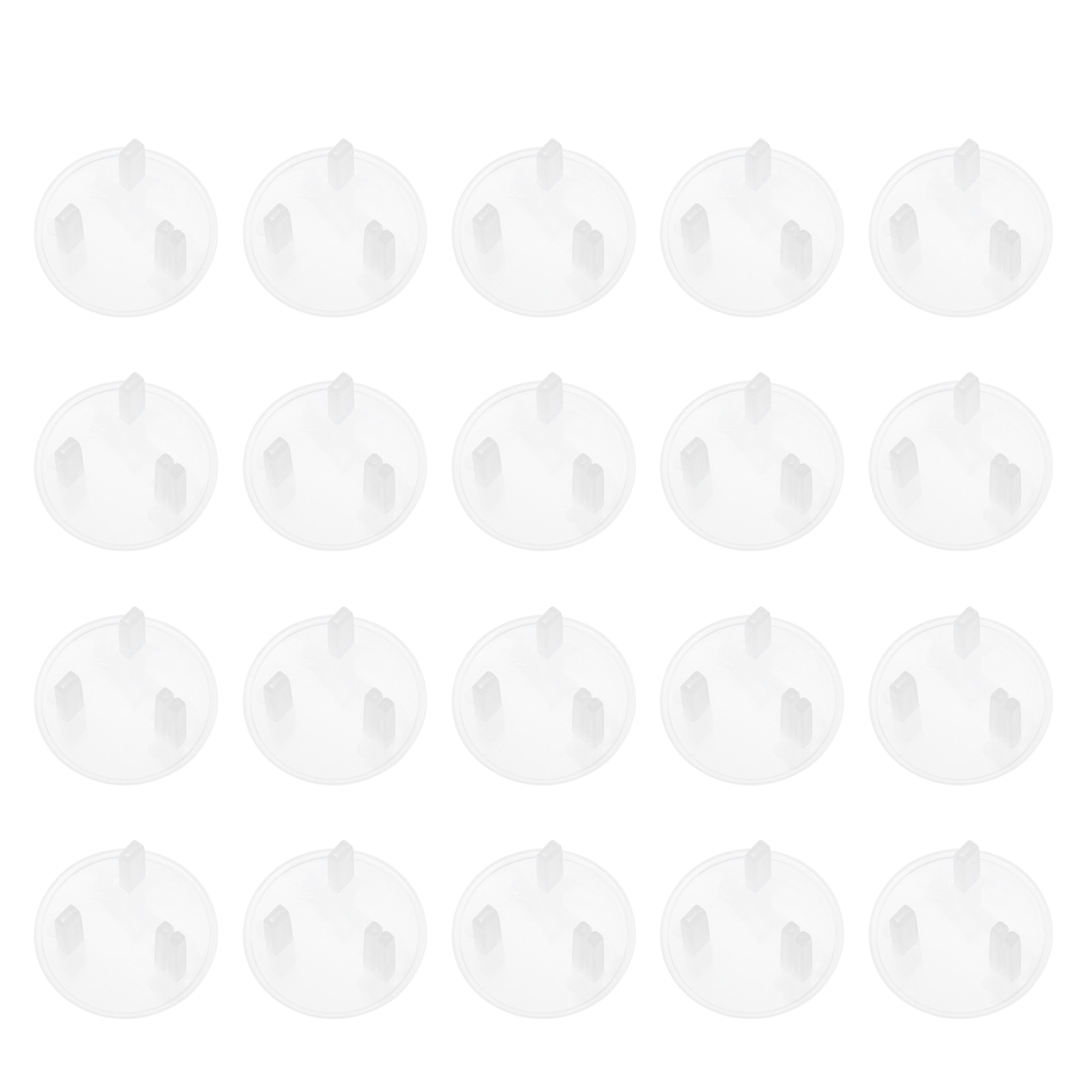 20PCS Outlet Cover Practical Protective Electric Socket Safety Cover Electric Plug Cover