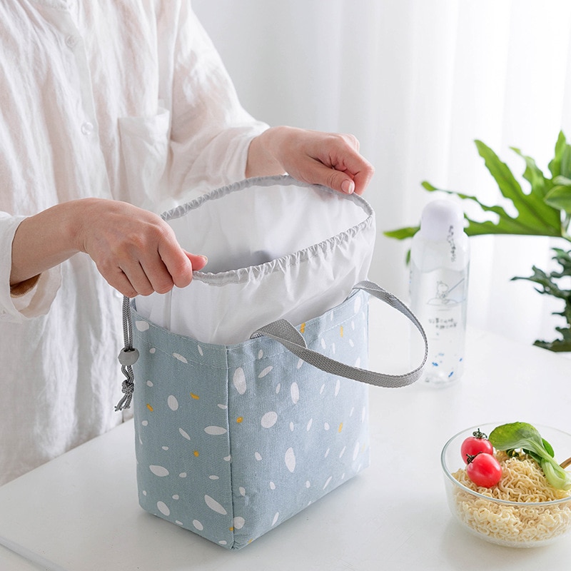 Baby Food Milk Insulation Bags Waterproof Oxford Lunch Bag Drawstring Kids Food Warmer Thermal Bag