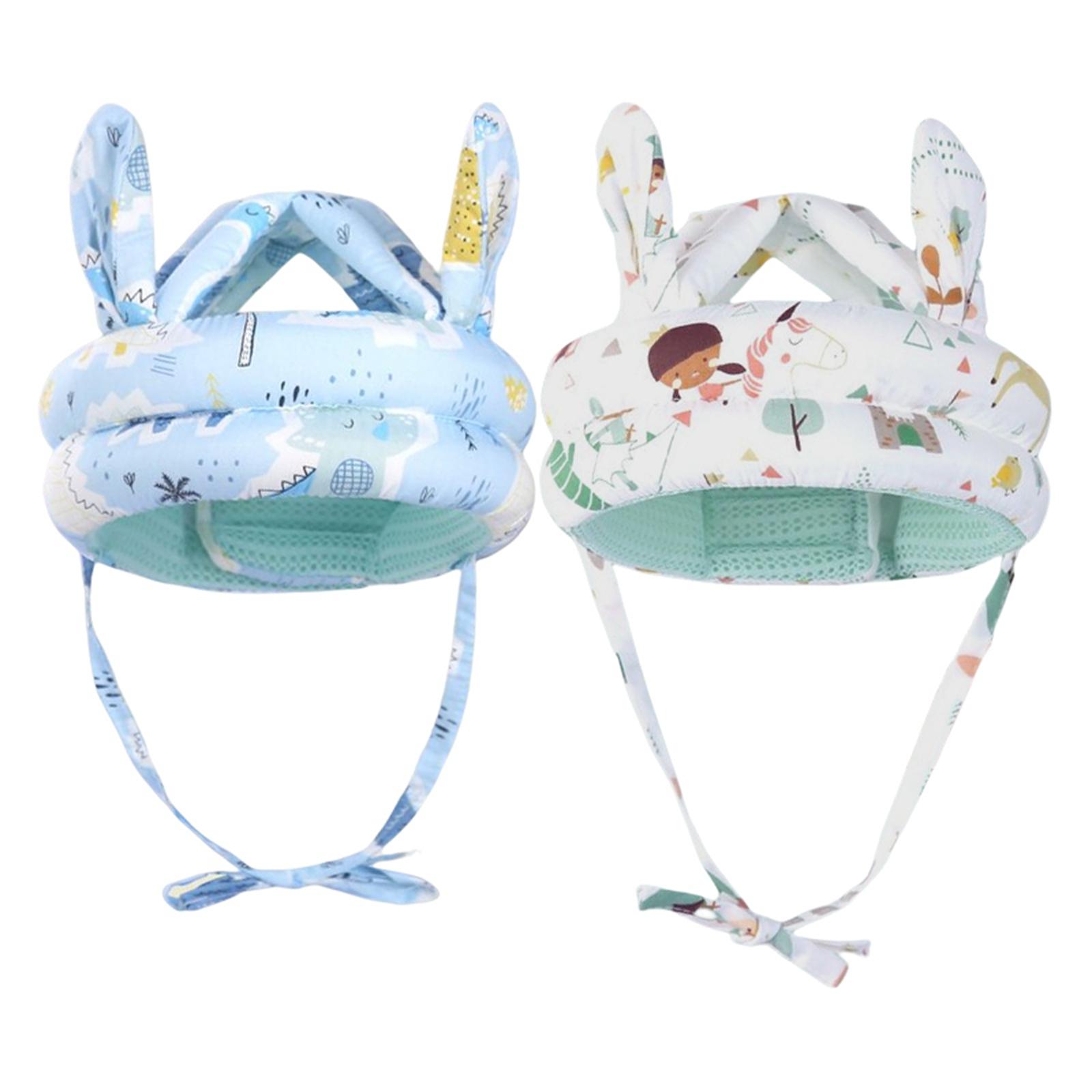 Adjustable Hat Head Protection Breathable Crawling Toddler Caps