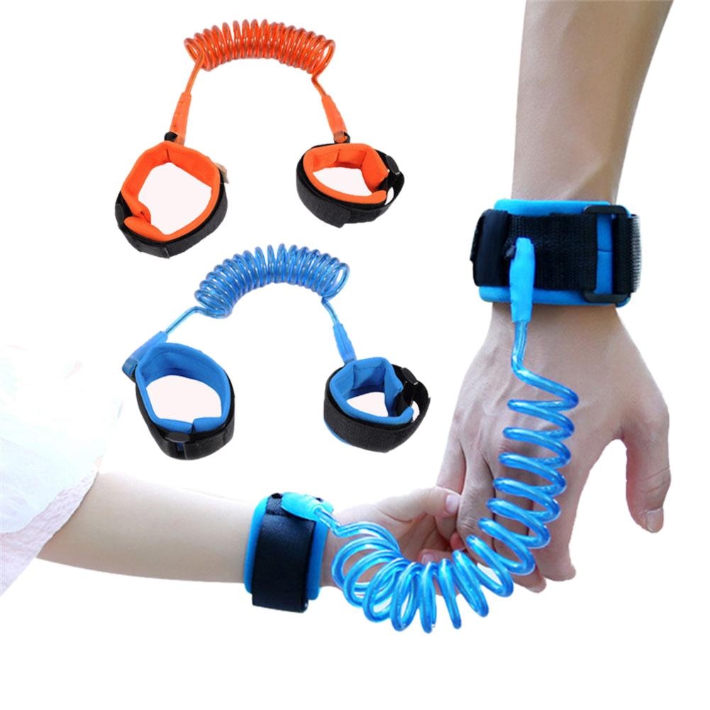 1.5/2/2.5 Meters Baby Safety Harness Leash Anti Lost Wrist Link Traction Rope Fixed Head Wristband Belt Baby Kids Toddler Belt