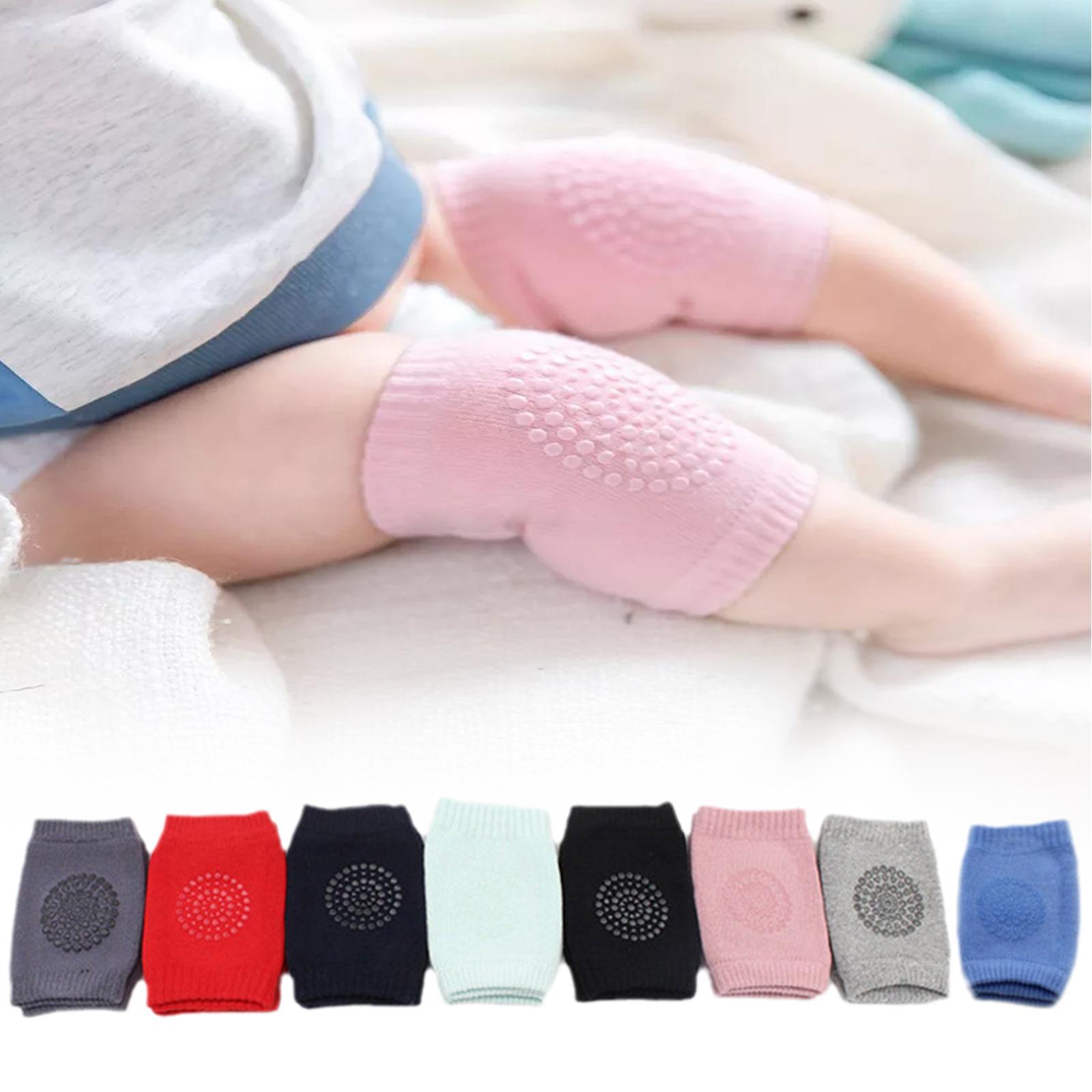 Cotton Baby Knee Pads Protector Kids Crawling Elbow Cushion Anti Slip Crawl Children Short Kneepad Infants Baby Kneecap Socks