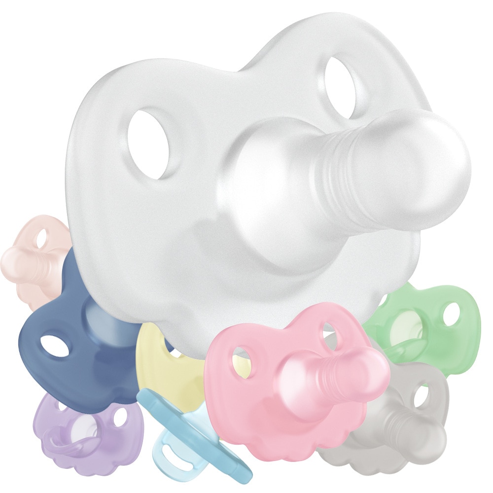 1PC Baby Pacifier Silicone Baby Pacifiers Bibs Pacifier 16 Colors Nipple Dummy Pacifier Soother Baby Shower Gifts 0-3 Years Old