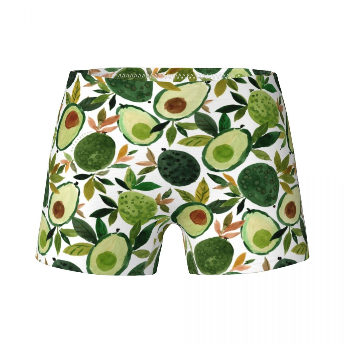 Youth Girls Avocado Lover Boxers Child Cotton Cute Underwear Teenage Underpants Breathable Briefs 4-15Y