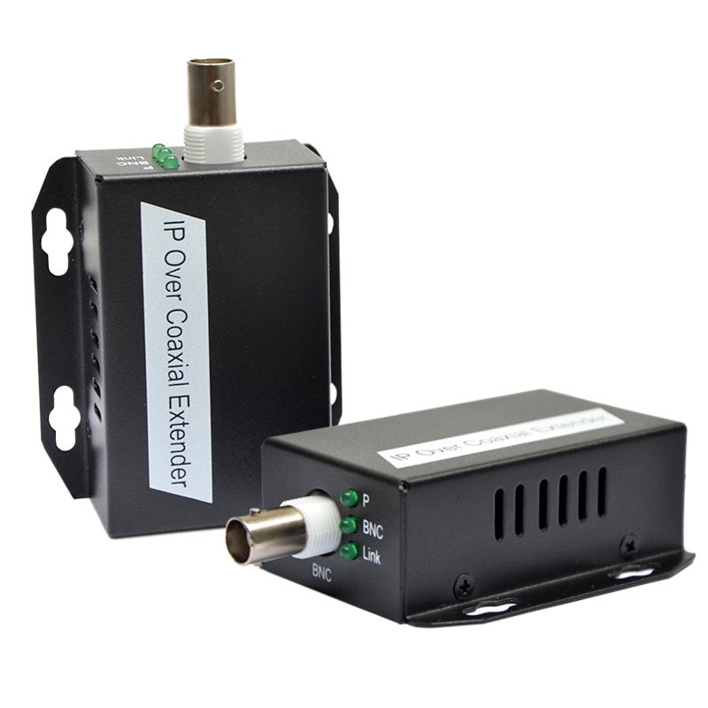 IP Network to Coaxial Extender Transfer from Net Cable Transmission to Coax Line 500M Ethernet Converter for CCTV camera