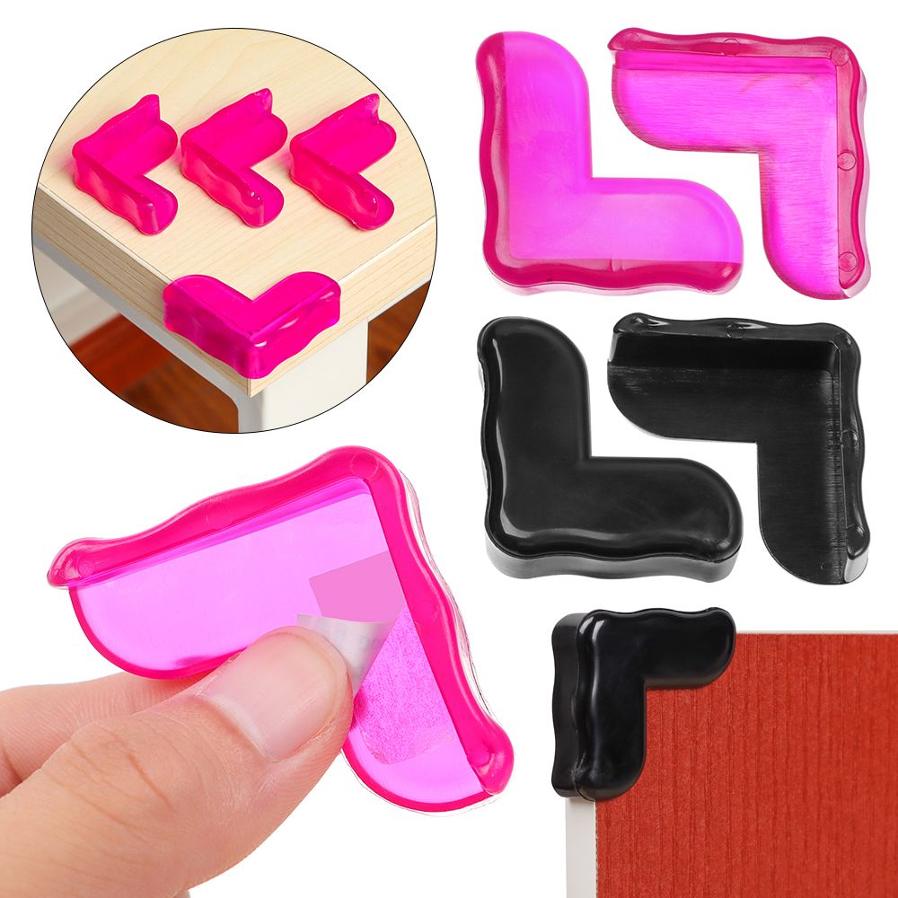 4Pcs Children Soft Anticollision Strip Cute Safe Corner Protector Table Desk Protector Corner Guards Safety Edge Guards