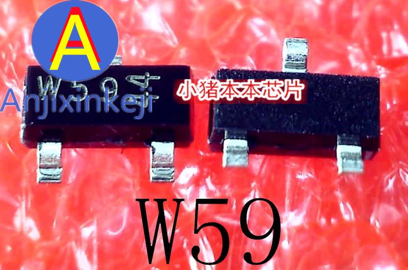10pcs 100% orginal new BZX84A5V6 BZX84-A5V6 Silkscreen W59 SOT23-3