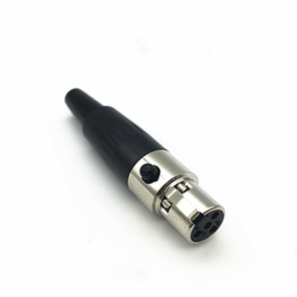 20Pcs 4PIN Mini Female Connector For 4.0mm XLR Microphone Cable