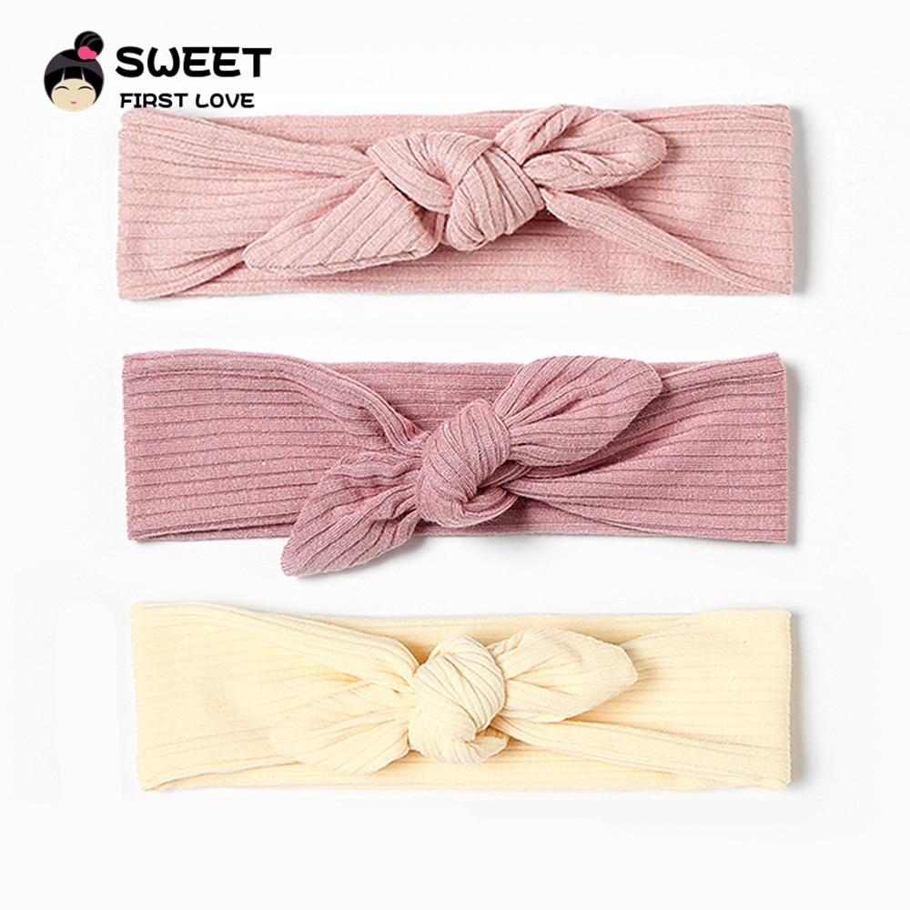 3Pcs Baby Headband Set ​Newborn Children Turban for Babies Elastic Baby Girl Headbands Bowknot Headwraps Baby Hair Accessories