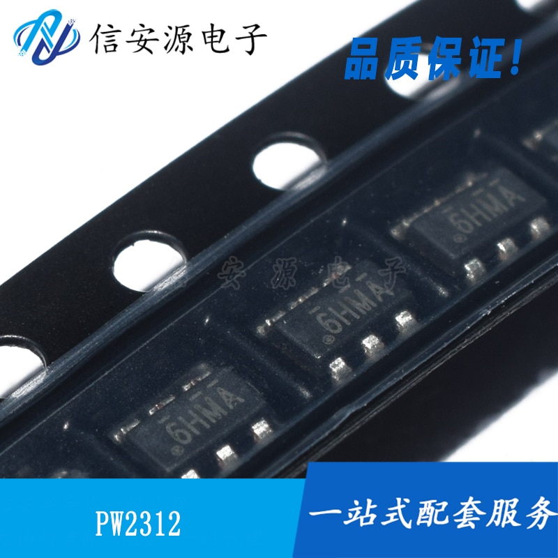 10pcs 100% orginal new PW2312 SOT23-6 30V synchronous buck regulator DC buck chip 10 shots