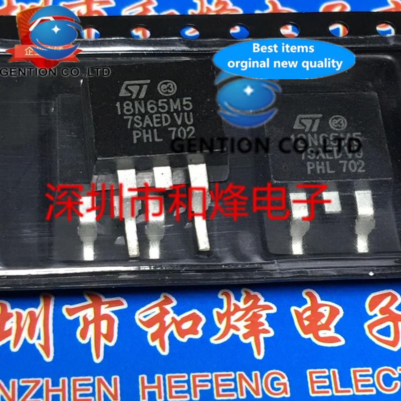 10PCS STB18N65M5 18N65M5 TO-263 650V 15A in stock 100% new and original