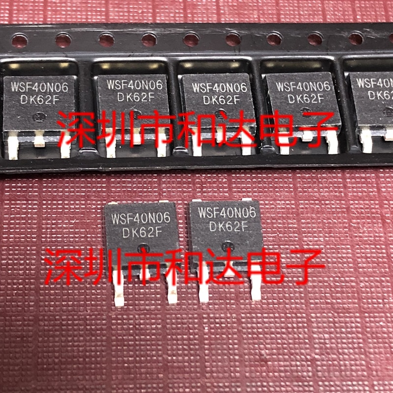 10pcs orginal new WSF40N06 MOS field effect tube TO-252 60V 32A