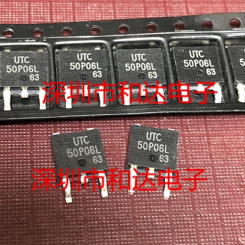10pcs orginal new UTC50P06L MOS Field Effect Tube SMD TO-252 -60 -50A
