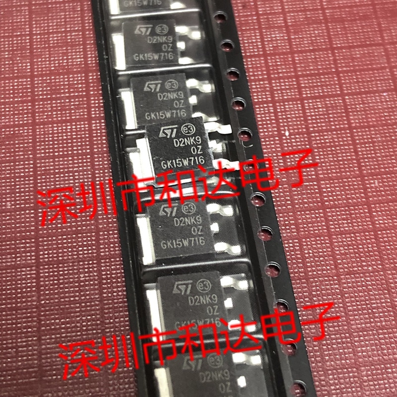 10pcs orginal new D2NK90Z STD2NK90Z TO-252 900V 2.1A