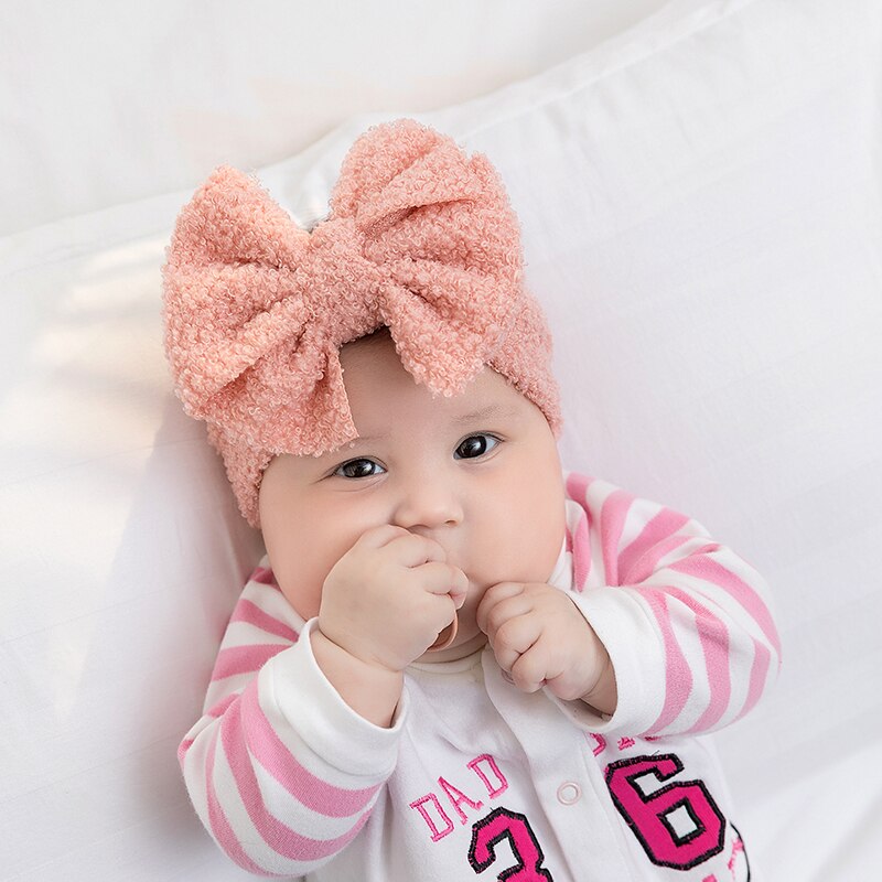 New Baby Bow Headbands For Girls Elastic Soft Newborn Headband Baby Girl Turban Children Headwrap Kids Headwear Hair Accessories