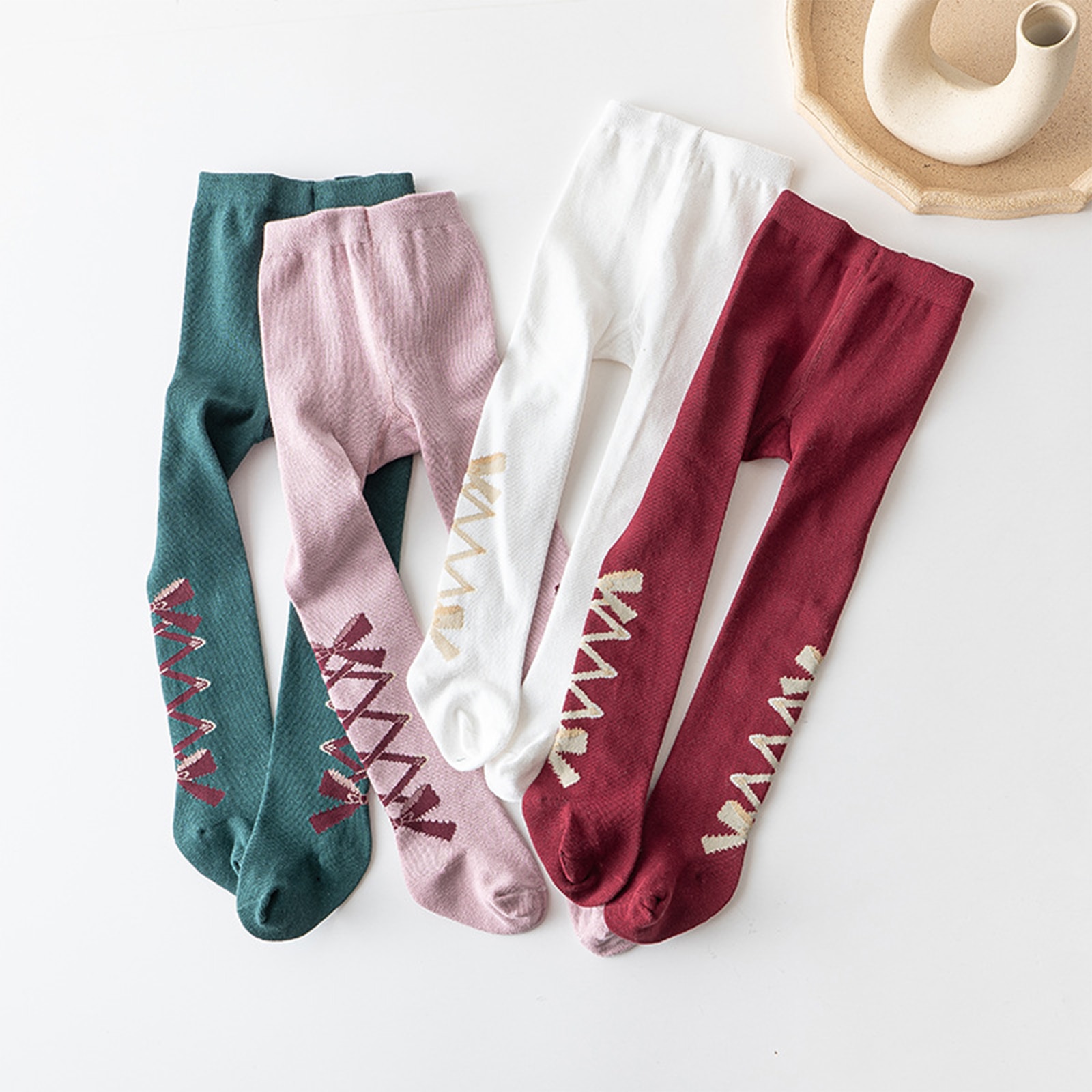 2022 Toddler Baby Girls Boys Pantyhose Baby Combed Cotton Knitted Ribbed Leggings Autumn Winter Warm Trousers PP Pants