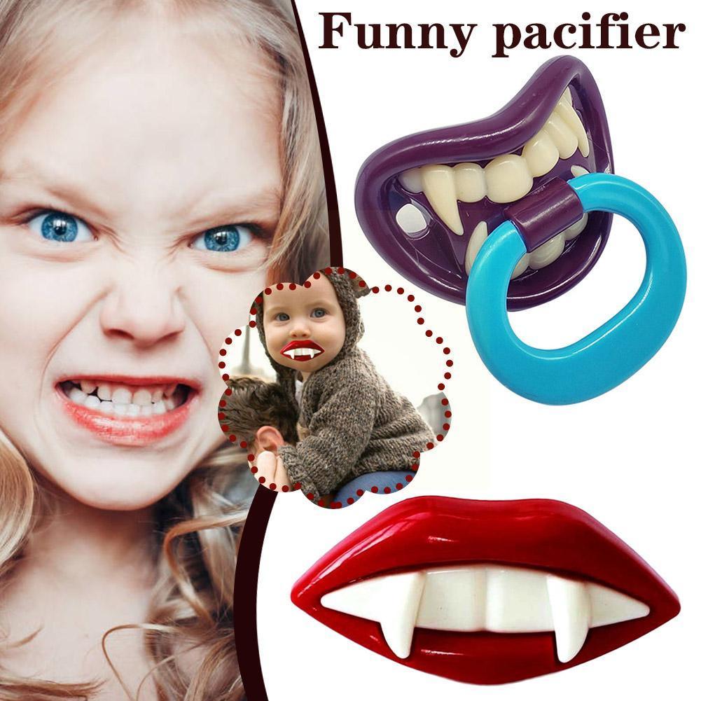 Silicone Funny Nipple Pacifier Baby Pacifier Toddler Teeth Red Lips Baby Nipples Orthodontic Kiss Feeding W0s4