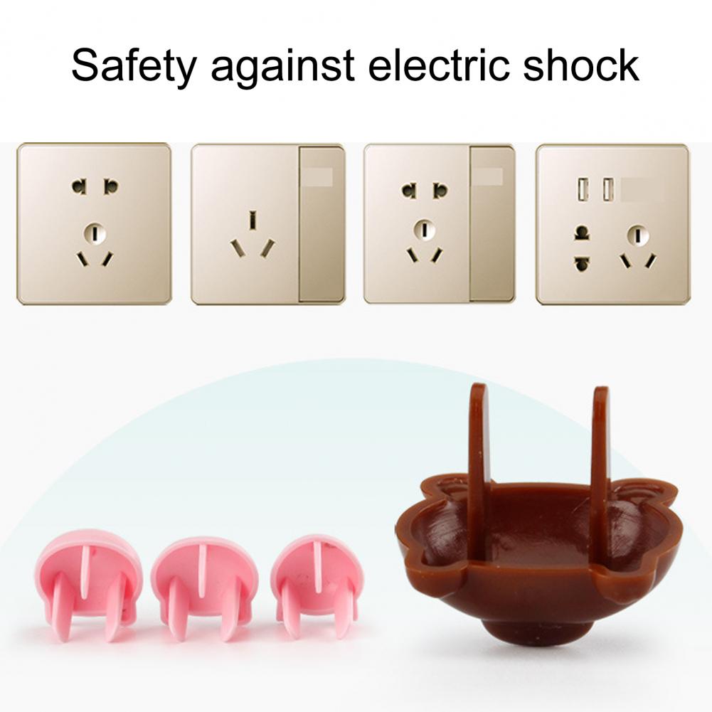 Socket Protection Cover Practical Pure Color Creative Baby Safety Plug Covers for Living Room Socket Cover Socket Set