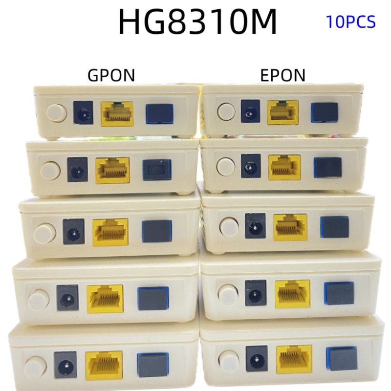 10 PCS 100% Brand New HG8310M EPON GPON ONT FTTH Fiber Router with 1GE LAN Port Modem Free Shipping