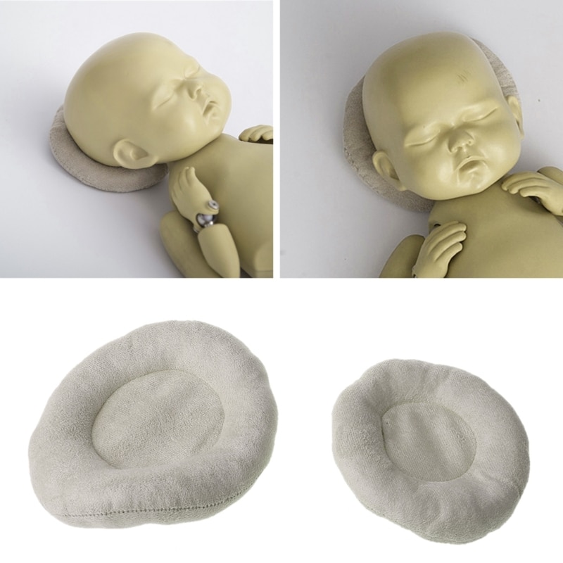 Newborn Baby Photography Props Pillow for Head Mat 2pcs Set Fotografia Posing Pillow Poser Aid Studio Shoots Photo Props