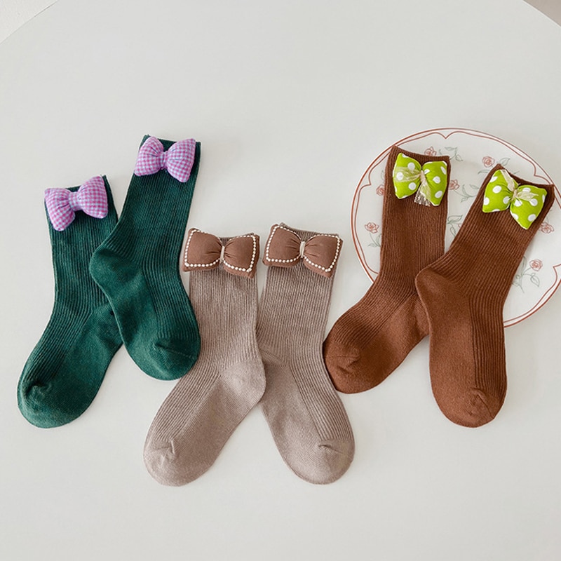 2022 new children's socks Morandi socks new baby girl socks stockings baby socks for children baby girl leg warmers