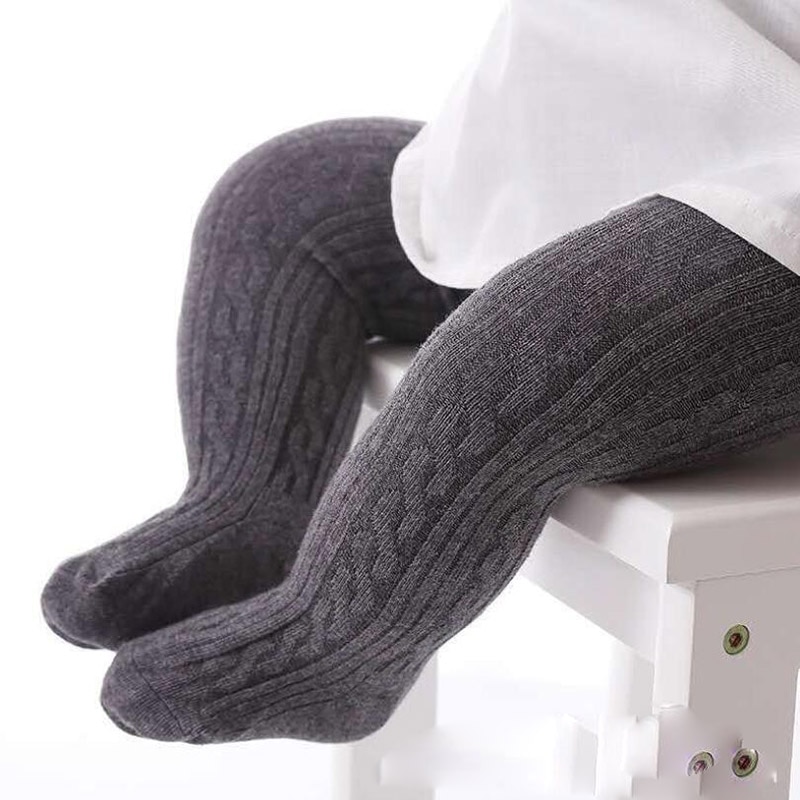 Soft Cotton Baby Tights Winter Autumn Elastic Baby Girl Boy Tights Knitted Infant Baby Pantyhose Newborn Toddler Pants 0-24Month