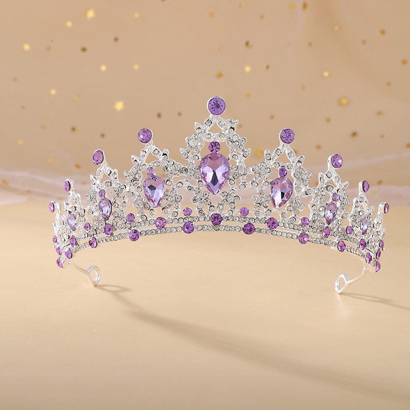 Children Tiara Headdress Headwear Cute Rhinestone Tiara Princess Crowns Hairband Headdress For Girls Kids Headband Accessories