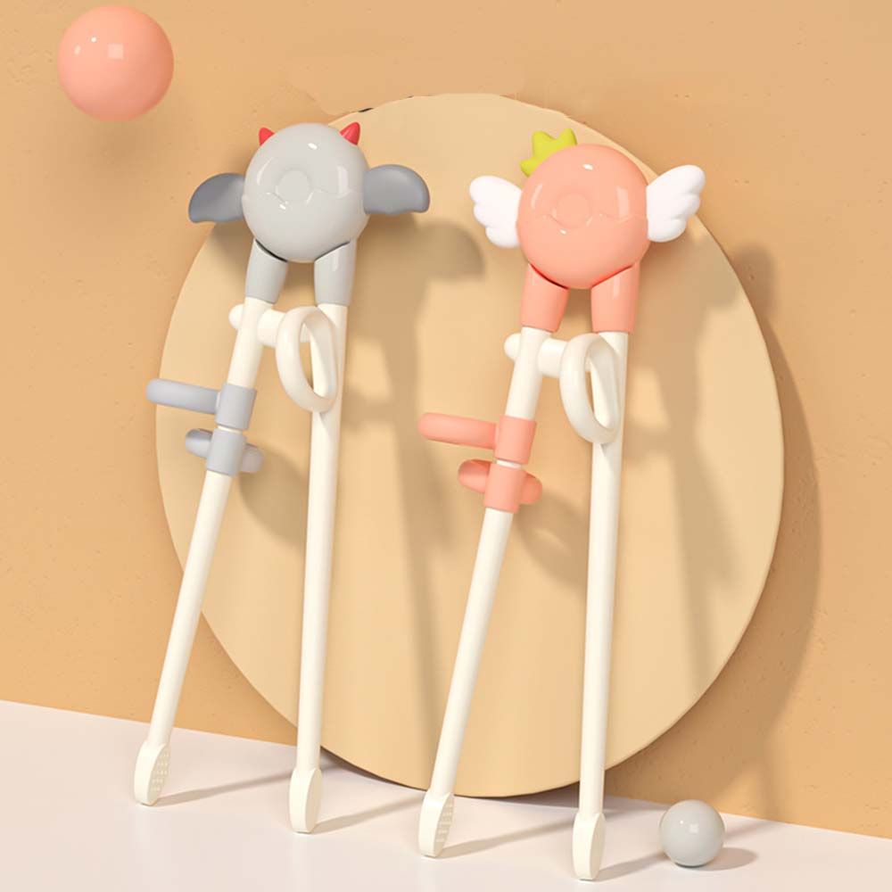1 Pair New Fashion Cartoon Plastic Chopsticks Cute Children Learn Chopsticks Correct Usage Practice Chopstick Learn Chopsticks