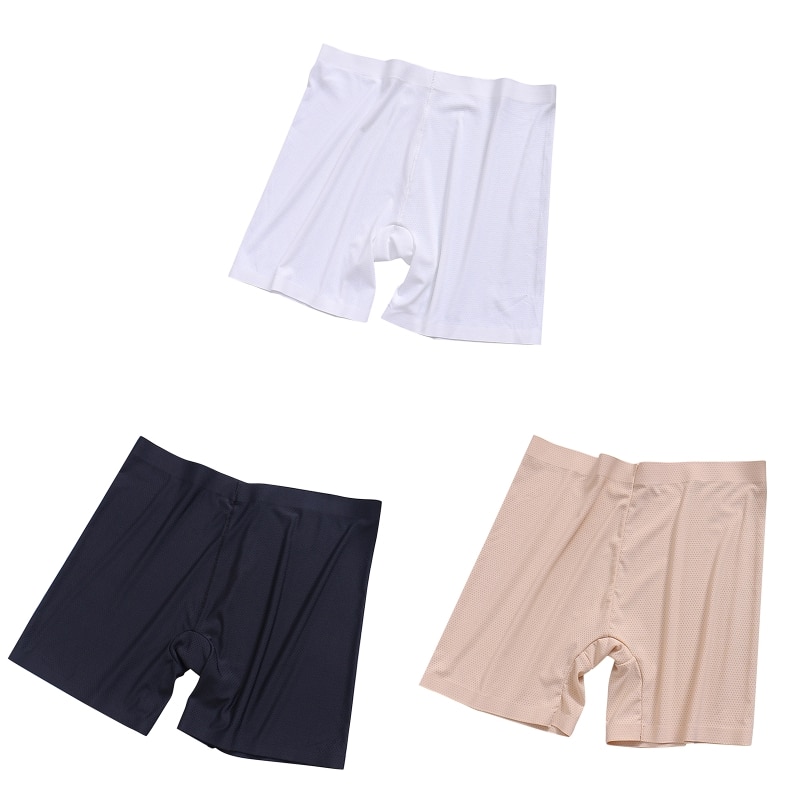 Seamless Anti Chafing Slip Shorts for Women Safety Panty Under Dress Belly Smooth Breathable Underwear