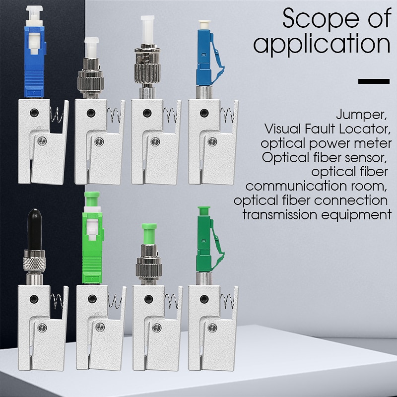 Fiber Optic Adapter Square Type Bare Fiber Adapter SC/UPC Square FTTH Optical Tools ftth Attenuator Free Shipping