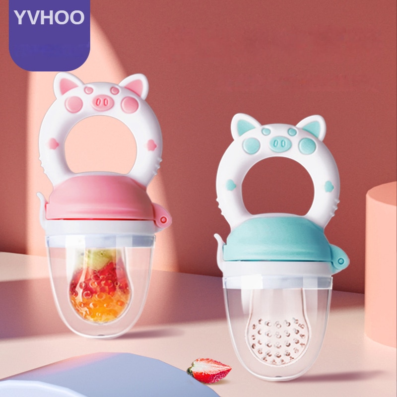 Baby Feeding Pacifier Fruit Infant Newborn Vegetable Food Pacifiers Accessories Silicone Teether