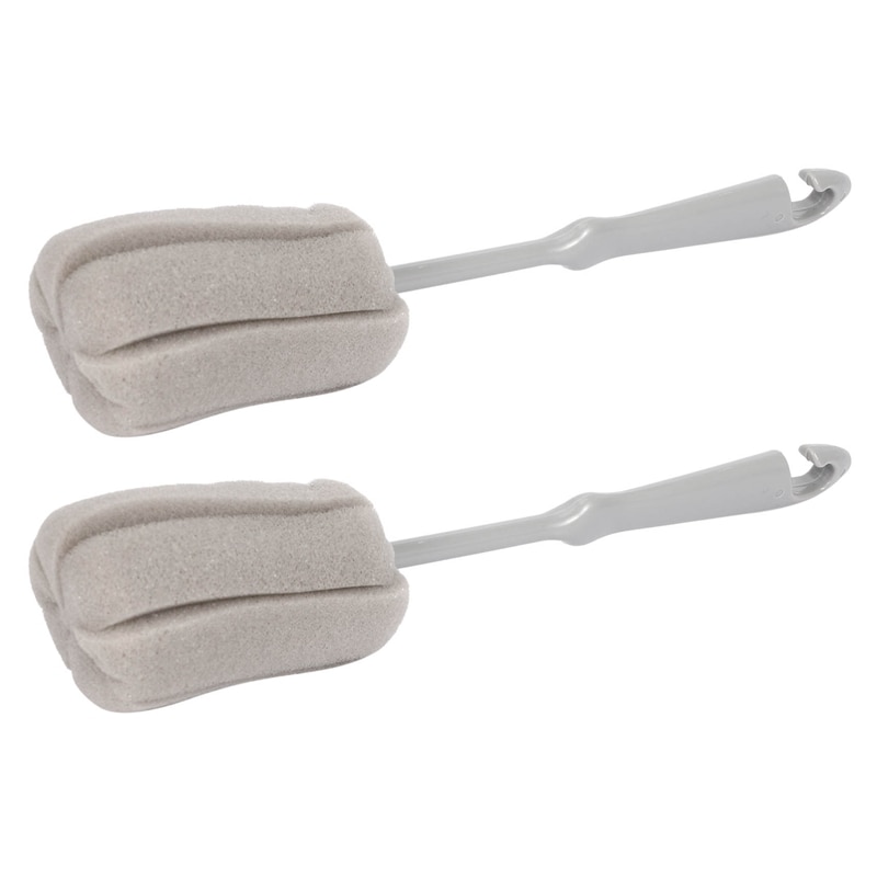2Pc Sponge Brush Milk Bottle Cup Glass Washing Cleaning Kitchen Cleaner Tools Cup Cleaning Brush Plastic Short Handle