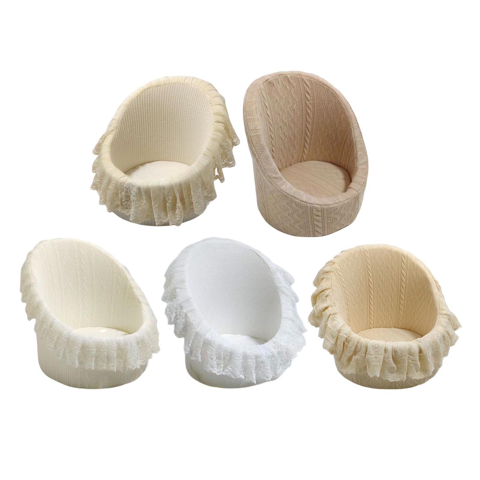 Infant Photography Props Photo Studio Posing Props Tiny Sofa Chair Baby Birthday Party Decoration Mini Posing Sofa