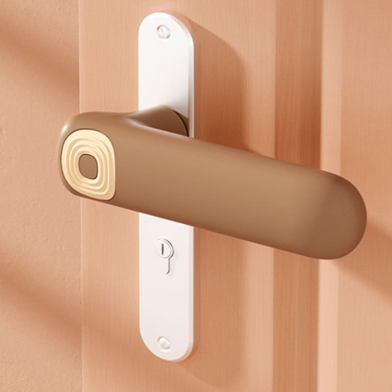 1Pc Door Knob Cover Silicone Door Handle Glove Wall Protectors Door Knob Protective Anti Collision Static Mat Home Accessories