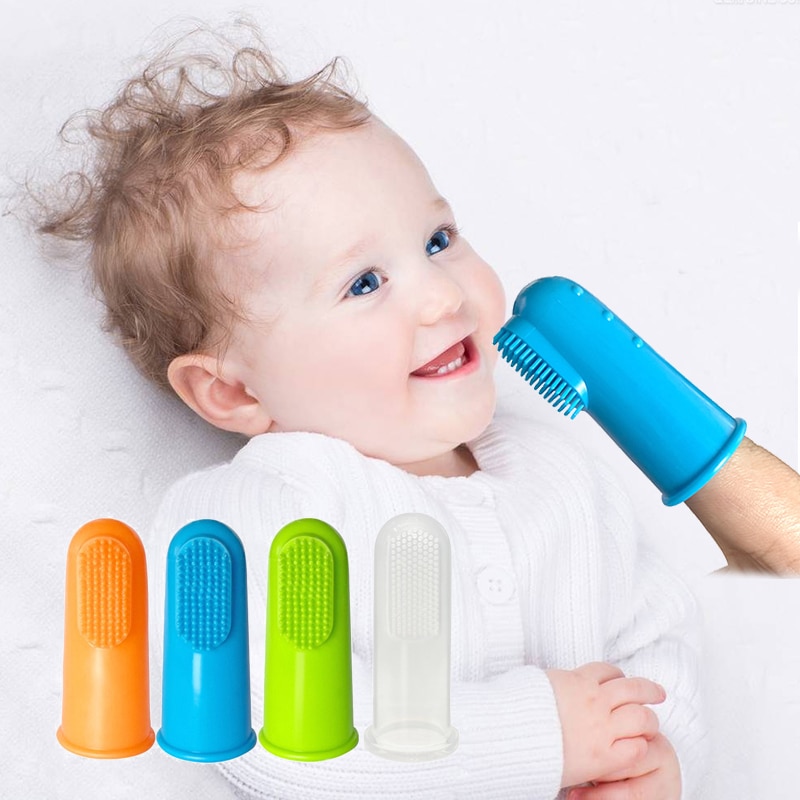Baby Soft Finger Toothbrush BPA Free Silicone Infant Tooth Teeth Clean Brush Food Grade Silicone Health Care