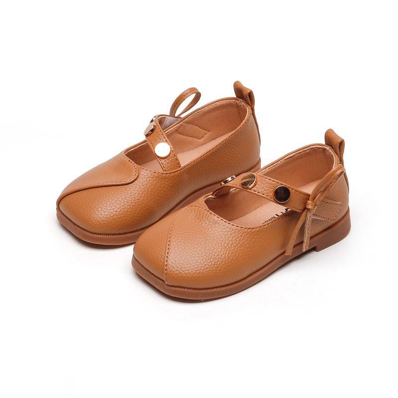 Girls Doudou Shoes Princess Small Leather Shoes 2022 Spring and Autumn Girls School Dance Shoes