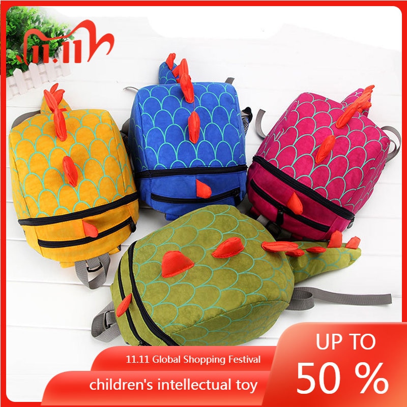 2022 Hot Sale Children Backpack aminals Kindergarten School bags for 1-4 years Dinosaur Anti lost backpack for kids