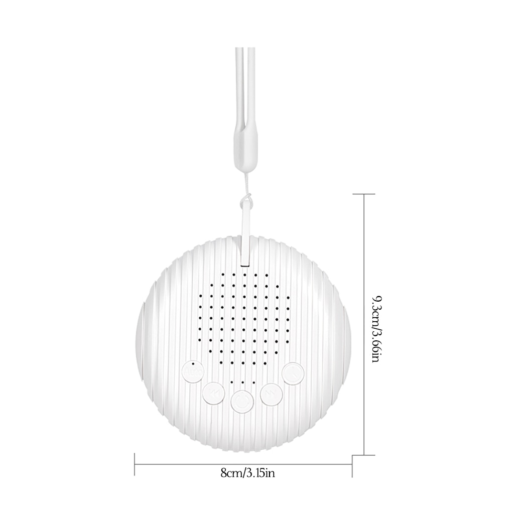 White Noise Machine USB Charging Automatic Shutdown Speaker Hanging Household Dorm Sound Player Sleep Aid Accessories