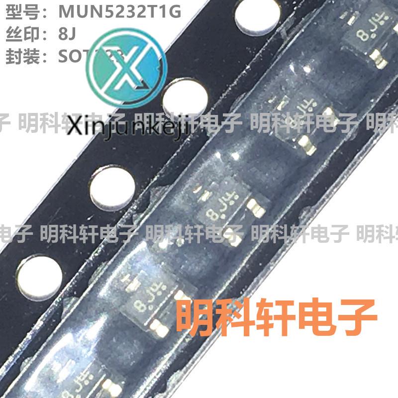 30pcs orginal new MUN5232T1G silk screen 8J 50V/100mA SOT323 NPN transistor triode