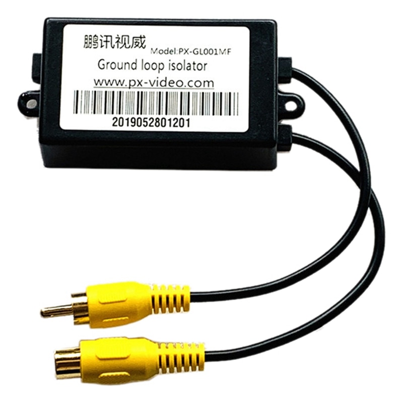RCA Video Isolator Monitoring Video Interference AV Video Filter Eliminates Strong Current Horizontal Grain Snowflake