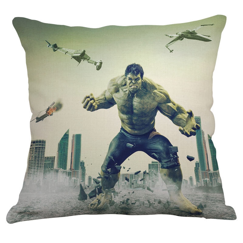 Disney Pillowcase Cushion Cover Car Spiderman McQueen Car Sofia Princess Pillow case Cartoon Boy Girl Gift 45x45cm