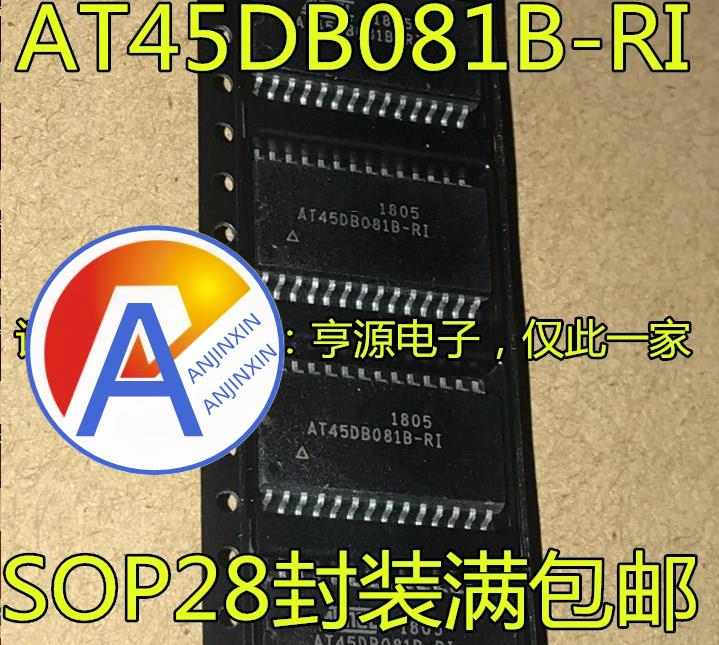 10pcs 100% orginal new AT45DB081B-RI AT45DB081B-R1 SOP28 Data Flash