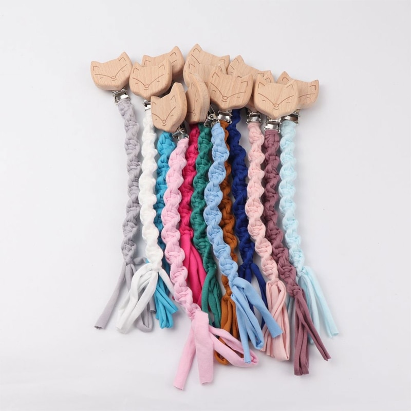 Boho Pacifier Holders 12 Styles Soothie Teethers Baby Handmade Binkies Clips for Boys Grils Teething Strap