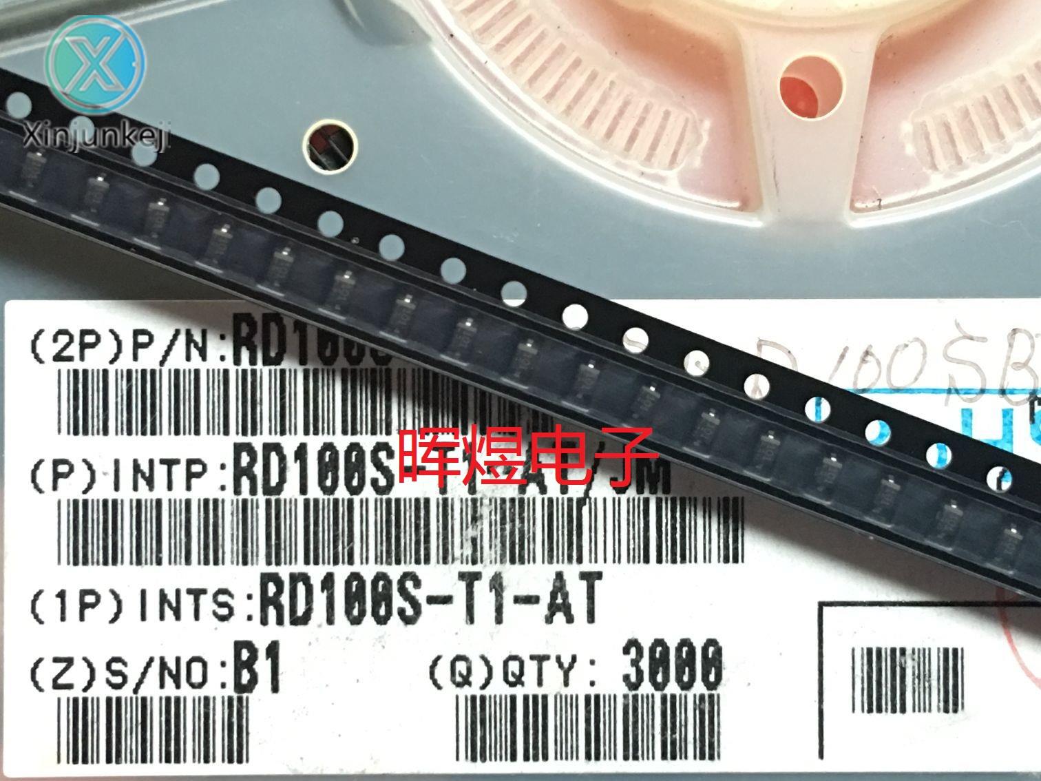 30pcs orginal new RD100S-T1 B1 SOD323/0805 100V SMD zener diode