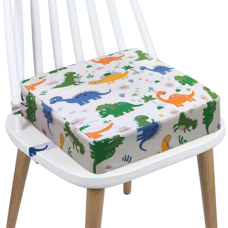 Highchair Booster Seat Washable Pad With Straps Adjustable Removable Increasing Cushion For Kids Infant Feeding Accessories