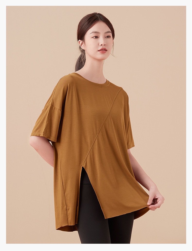 2022 summer new pregnant women's short sleeve loose t-shirt Black