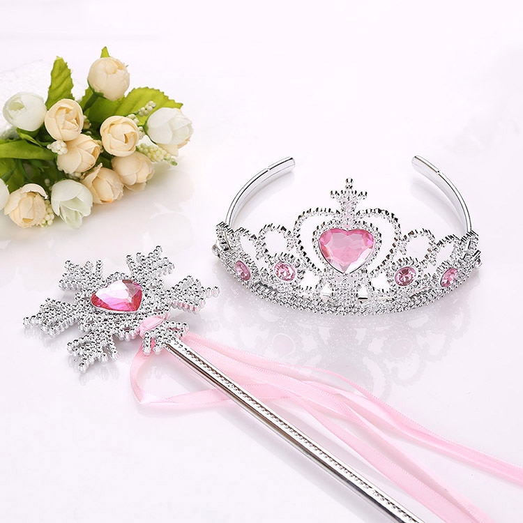 1Set Princess Crown Hair Accessories Bridal Crown Crystal Diamond Tiara Hoop Headband Hair Bands For Kids Party Hairbands New