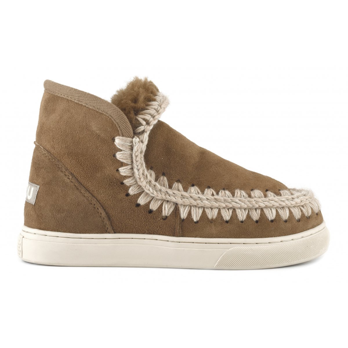 MOU Eskimo sneaker kid winter snow boots sheepskin original weave wool children ankle boot